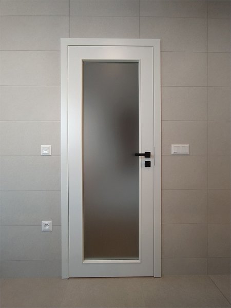 Bezfalcové dvere Hörmann – biely lak RAL 9016