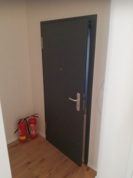 Bezpečnostné vchodové dvere Hörmann, dekór Antracitová sivá RAL 7016