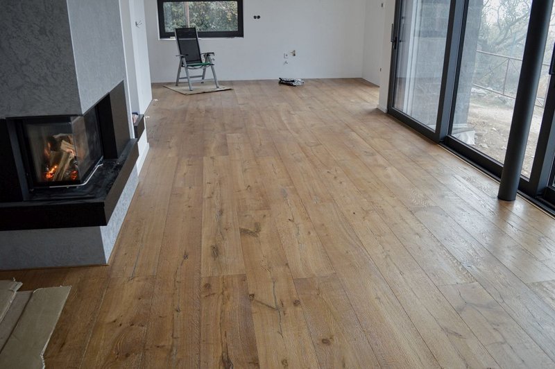 Drevená dvojvrstvová podlaha Dub Canyon šírka 260mm