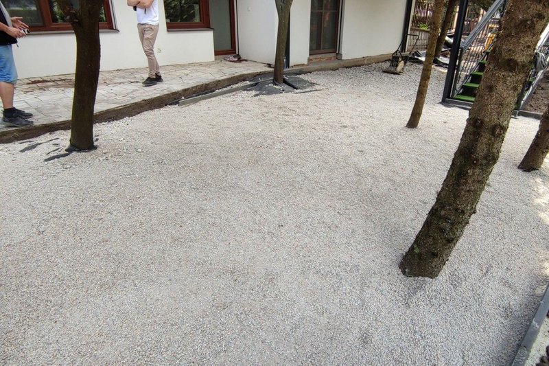 Drevená terasa Kempas montovaná na skrutky