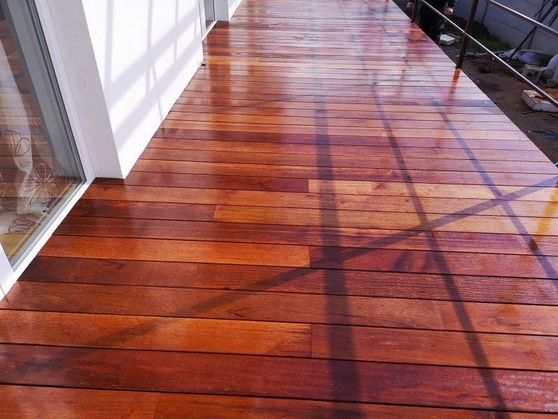 Drevená terasa Merbau – montáž na clip systém