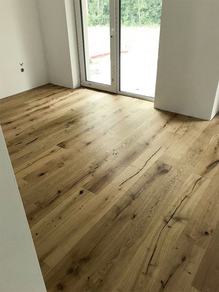 Drevené parkety clic – Dub super rustikálny jednolamelový