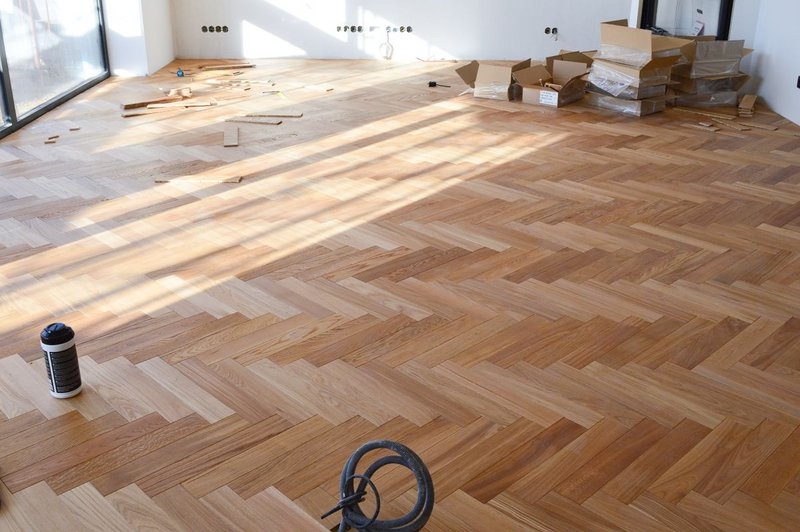 Drevené parkety vzor ukladania Stromček (Herringbone)