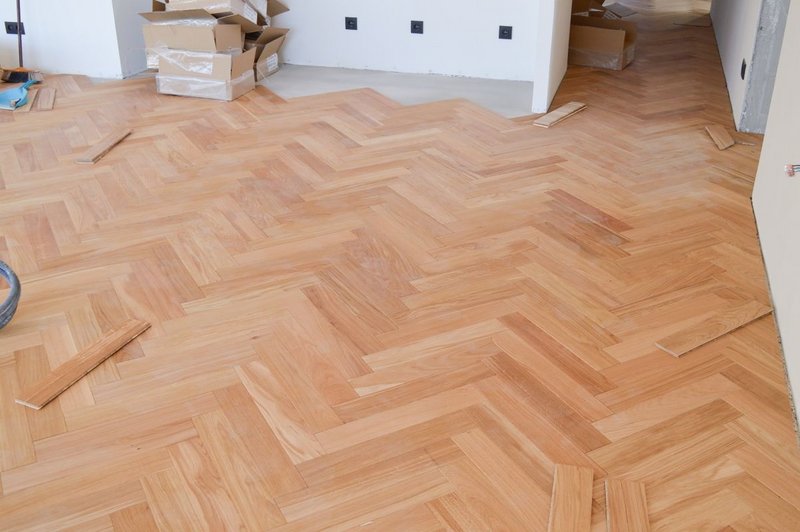 Drevené parkety vzor ukladania Stromček (Herringbone)