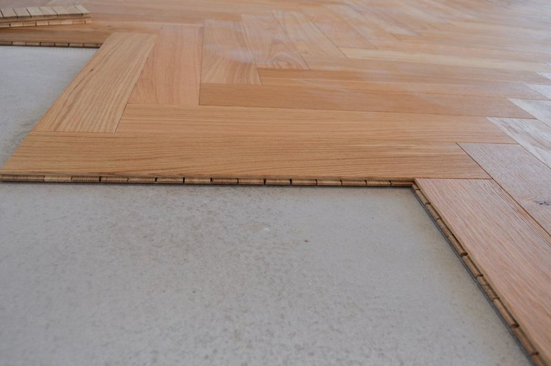 Drevené parkety vzor ukladania Stromček (Herringbone)