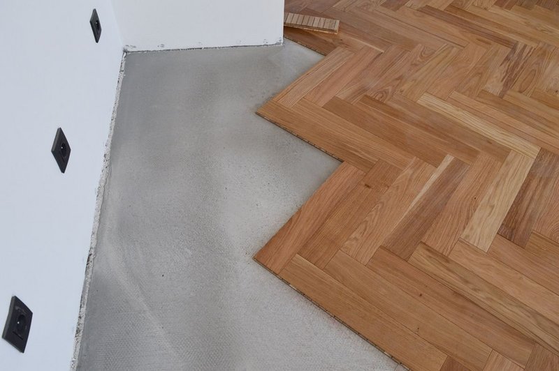 Drevené parkety vzor ukladania Stromček (Herringbone)