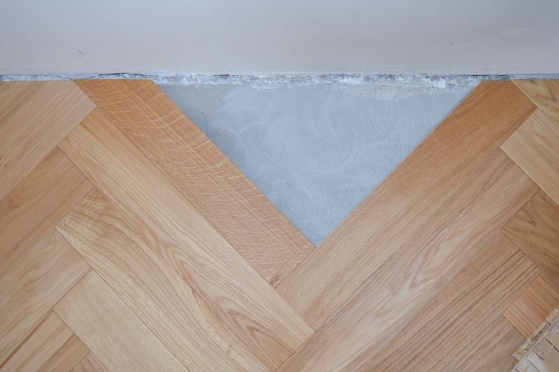 Drevené parkety vzor ukladania Stromček (Herringbone)