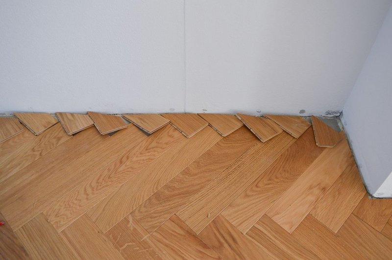 Drevené parkety vzor ukladania Stromček (Herringbone)