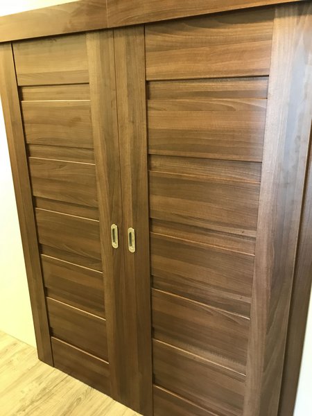 Dvere rámové ATVYN, Typ P-1, P-3, dekór Orech Aida Tabakvý H3704 ST 15