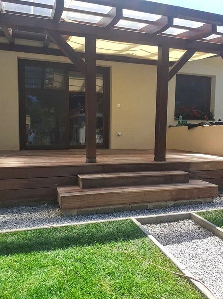IPE drevené terasové dosky montáž na skrutky