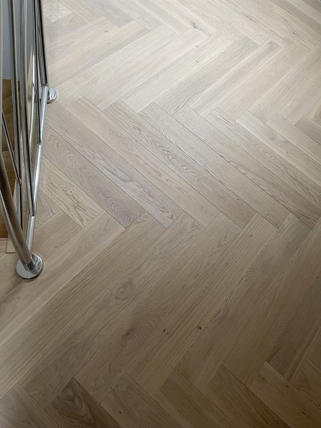 Masívne drevené parkety do stromčeka, voskový olej Silver