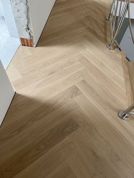 Masívne drevené parkety do stromčeka, voskový olej Silver