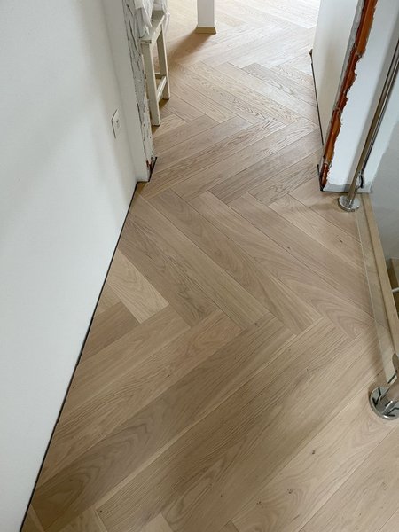 Masívne drevené parkety do stromčeka, voskový olej Silver