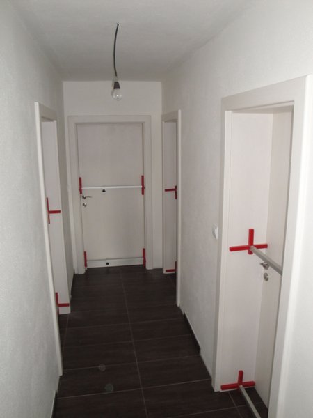 Odolné laminátové dvere CPL, model plné A-1, dekór Biela premium W1000 ST22