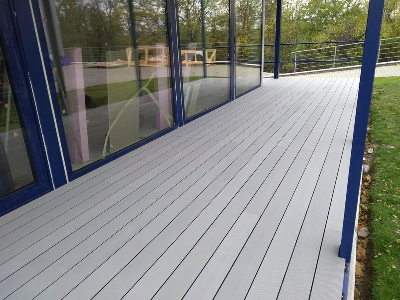 Terasa Twinson drevo-plast - dekór 509 šedá (dutý profil)