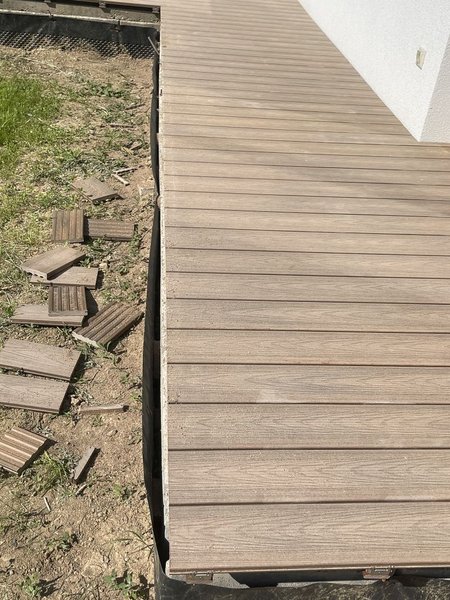Terasové dosky plný profil NATUR PLUS farba Teak